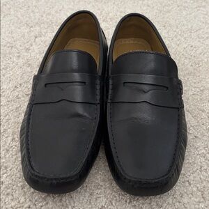 Vince Camuto Men’s Black Leather Loafers